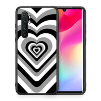 Thumbnail for Θήκη Xiaomi Mi 10 Ultra Black Hearts από τη Smartfits με σχέδιο στο πίσω μέρος και μαύρο περίβλημα | Xiaomi Mi 10 Ultra Black Hearts case with colorful back and black bezels