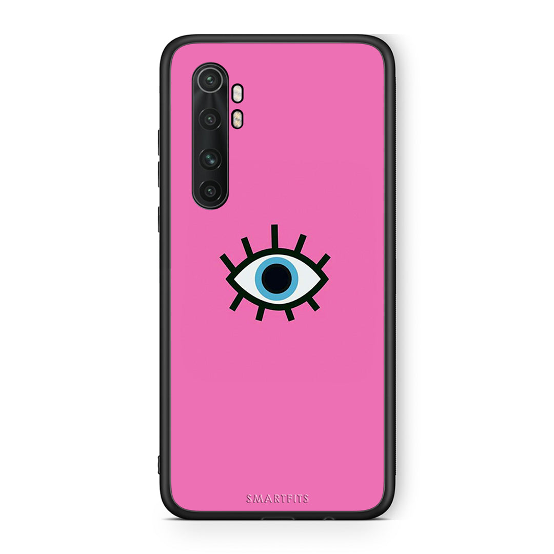 Xiaomi Mi 10 Ultra Blue Eye Pink θήκη από τη Smartfits με σχέδιο στο πίσω μέρος και μαύρο περίβλημα | Smartphone case with colorful back and black bezels by Smartfits