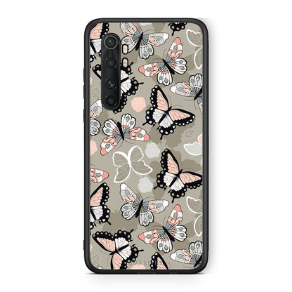 135 - Xiaomi Mi Note 10 Lite  Butterflies Boho case, cover, bumper