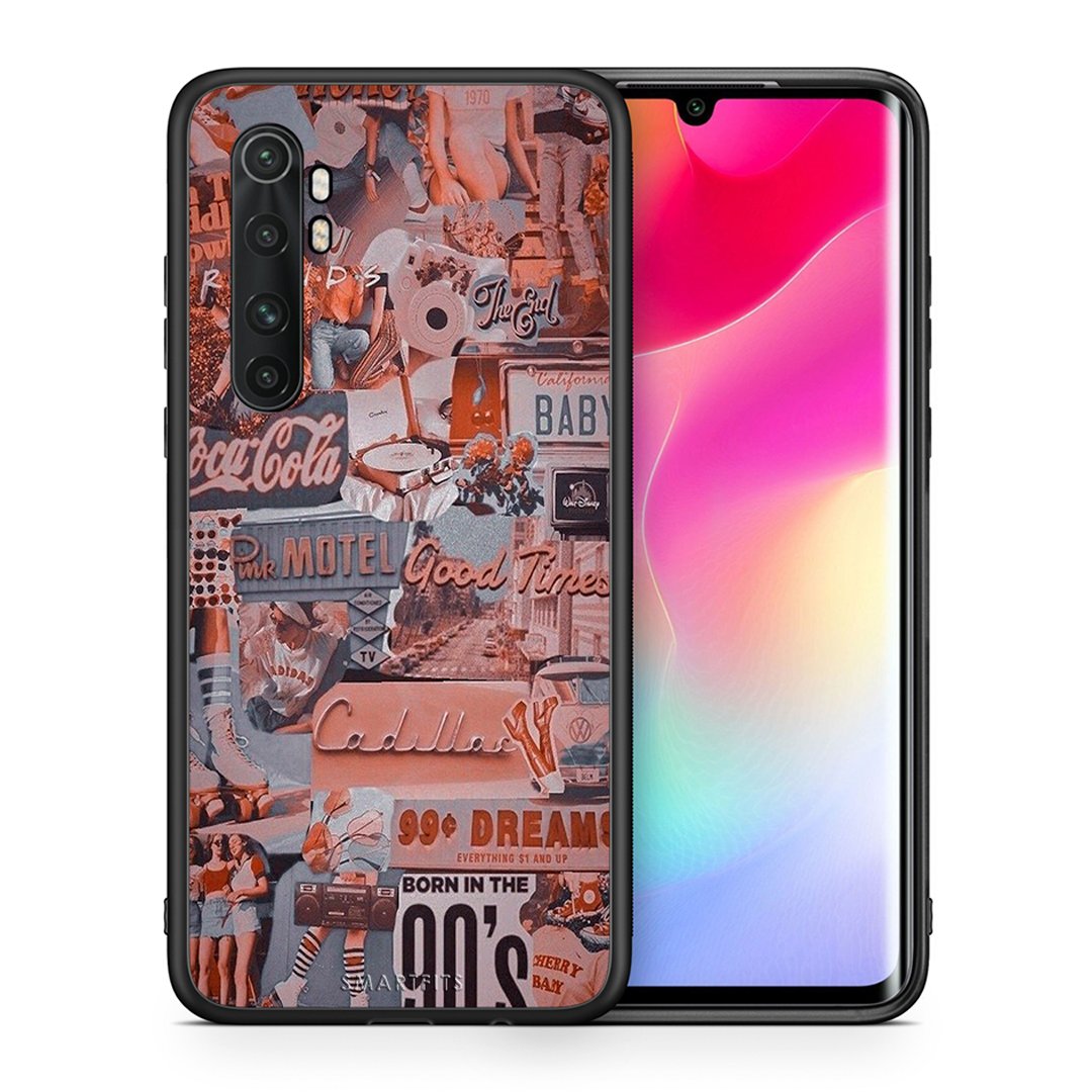 Θήκη Xiaomi Mi Note 10 Lite Born In 90s από τη Smartfits με σχέδιο στο πίσω μέρος και μαύρο περίβλημα | Xiaomi Mi Note 10 Lite Born In 90s case with colorful back and black bezels