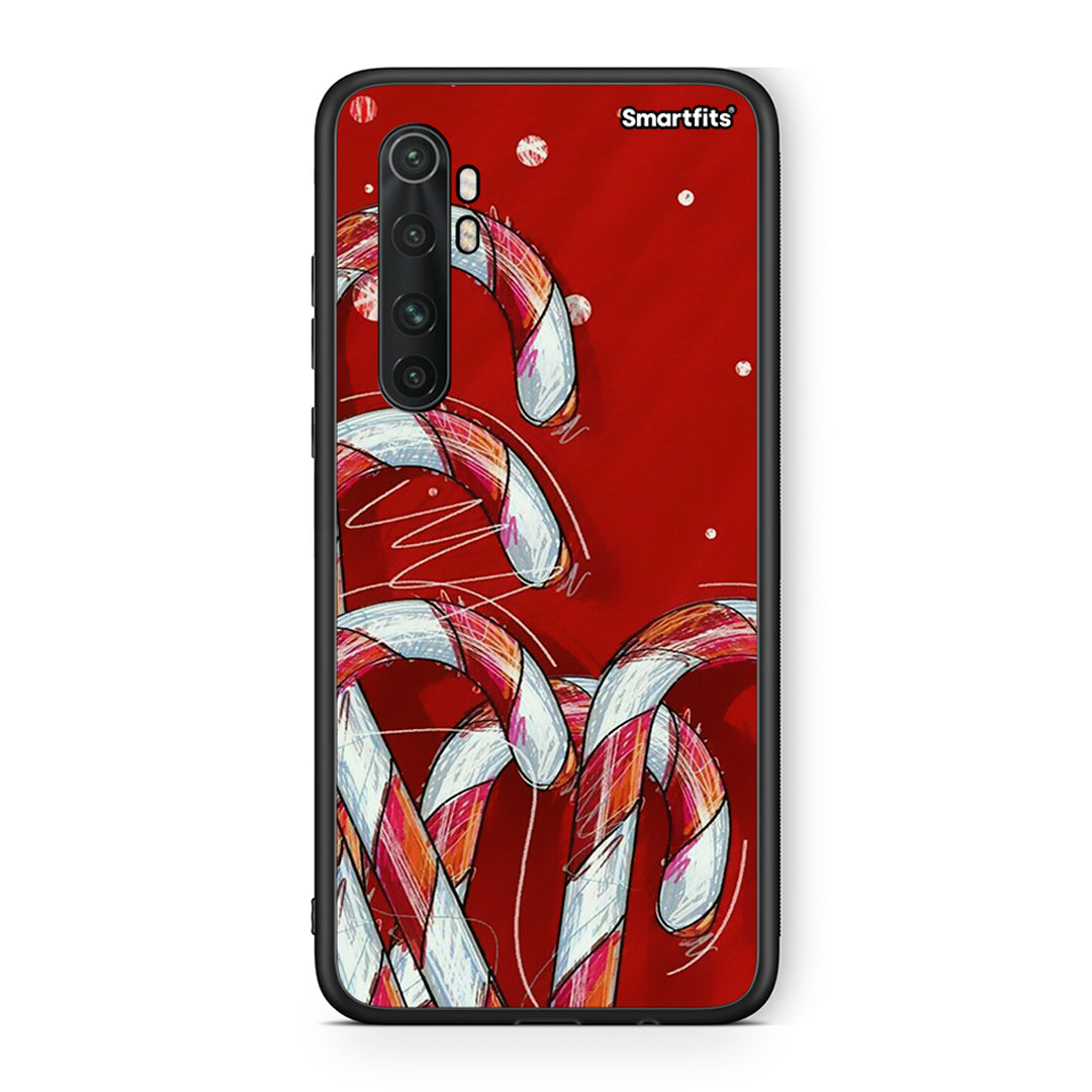 Xiaomi Mi Note 10 Lite Candy Cane θήκη από τη Smartfits με σχέδιο στο πίσω μέρος και μαύρο περίβλημα | Smartphone case with colorful back and black bezels by Smartfits