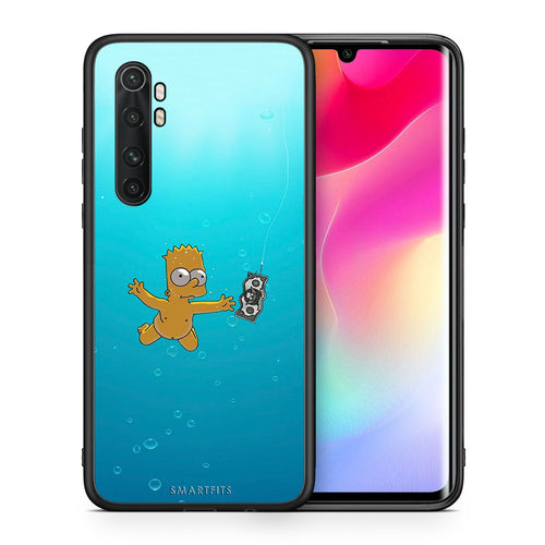 Θήκη Xiaomi Mi Note 10 Lite Chasing Money από τη Smartfits με σχέδιο στο πίσω μέρος και μαύρο περίβλημα | Xiaomi Mi Note 10 Lite Chasing Money case with colorful back and black bezels