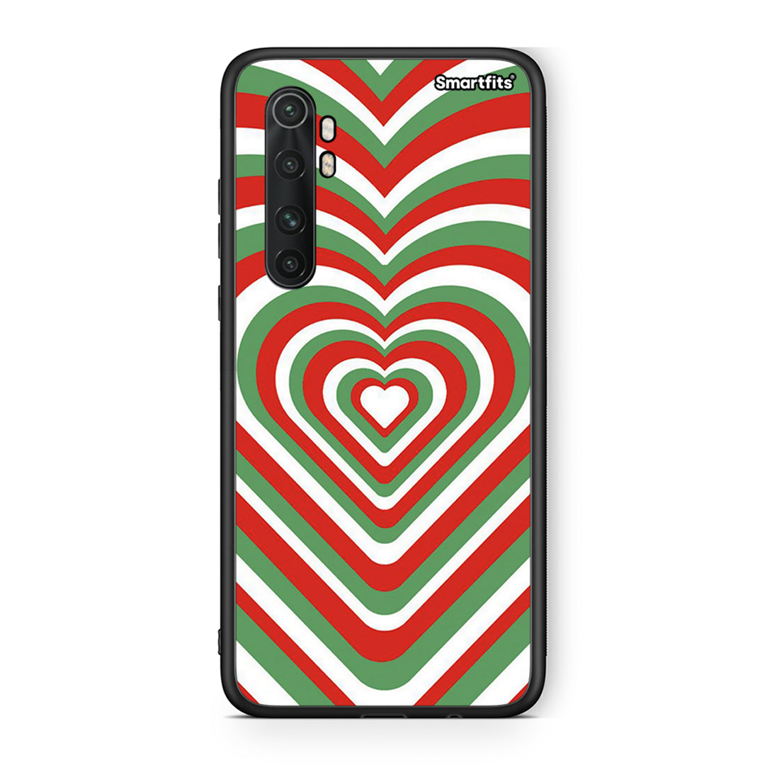 Xiaomi Mi 10 Ultra Christmas Hearts θήκη από τη Smartfits με σχέδιο στο πίσω μέρος και μαύρο περίβλημα | Smartphone case with colorful back and black bezels by Smartfits