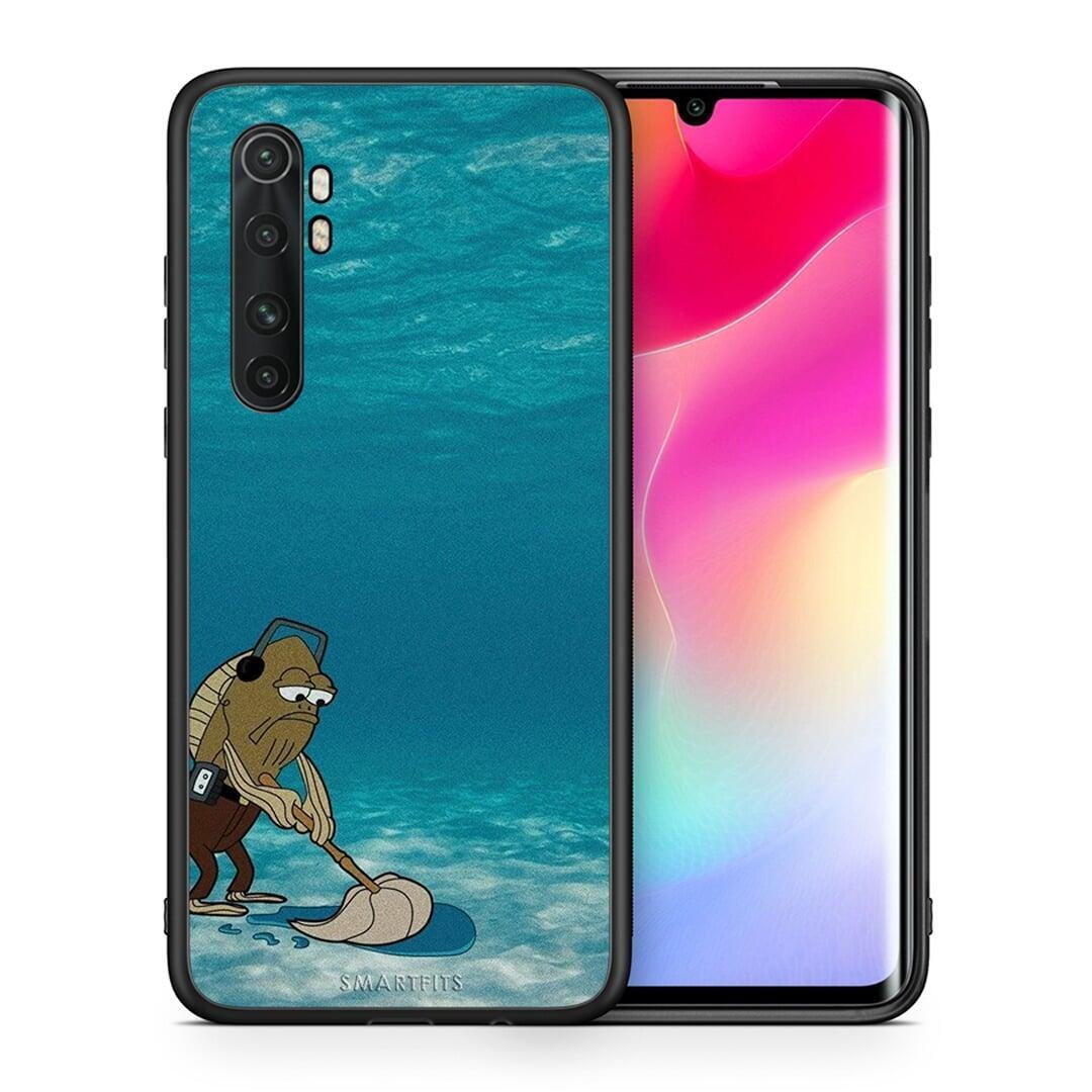 Θήκη Xiaomi Mi 10 Ultra Clean The Ocean από τη Smartfits με σχέδιο στο πίσω μέρος και μαύρο περίβλημα | Xiaomi Mi 10 Ultra Clean The Ocean case with colorful back and black bezels