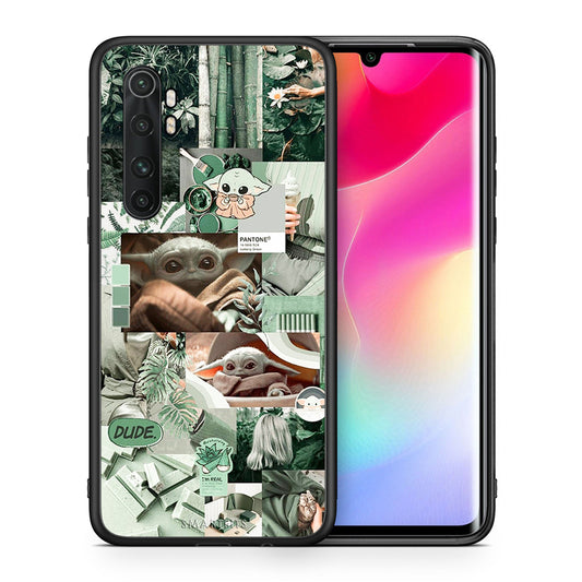 Θήκη Αγίου Βαλεντίνου Xiaomi Mi Note 10 Lite Collage Dude από τη Smartfits με σχέδιο στο πίσω μέρος και μαύρο περίβλημα | Xiaomi Mi Note 10 Lite Collage Dude case with colorful back and black bezels