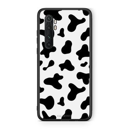 Xiaomi Mi Note 10 Lite Cow Print θήκη από τη Smartfits με σχέδιο στο πίσω μέρος και μαύρο περίβλημα | Smartphone case with colorful back and black bezels by Smartfits