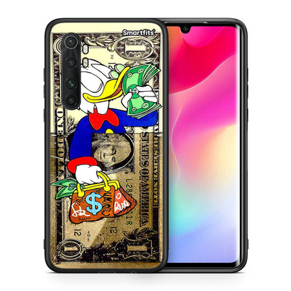 Θήκη Xiaomi Mi 10 Ultra Duck Money από τη Smartfits με σχέδιο στο πίσω μέρος και μαύρο περίβλημα | Xiaomi Mi 10 Ultra Duck Money case with colorful back and black bezels