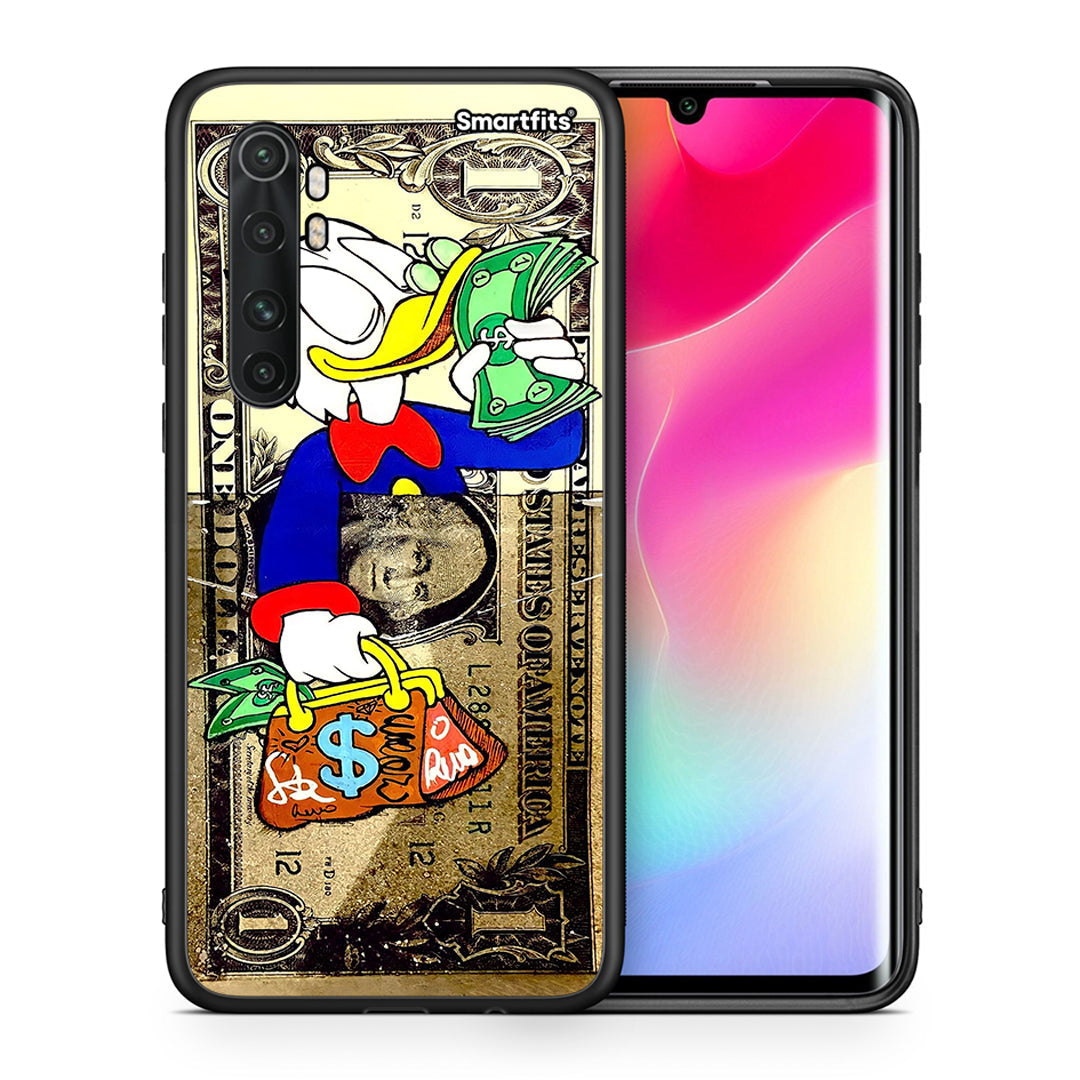 Θήκη Xiaomi Mi 10 Ultra Duck Money από τη Smartfits με σχέδιο στο πίσω μέρος και μαύρο περίβλημα | Xiaomi Mi 10 Ultra Duck Money case with colorful back and black bezels