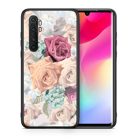 Θήκη Xiaomi Mi Note 10 Lite Bouquet Floral από τη Smartfits με σχέδιο στο πίσω μέρος και μαύρο περίβλημα | Xiaomi Mi Note 10 Lite Bouquet Floral case with colorful back and black bezels