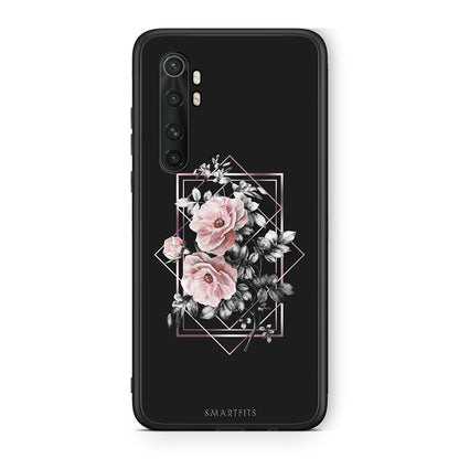 4 - Xiaomi Mi Note 10 Lite Frame Flower case, cover, bumper
