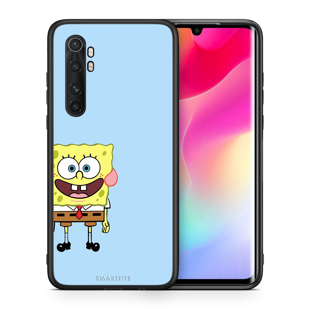 Θήκη Xiaomi Mi Note 10 Lite Friends Bob από τη Smartfits με σχέδιο στο πίσω μέρος και μαύρο περίβλημα | Xiaomi Mi Note 10 Lite Friends Bob case with colorful back and black bezels