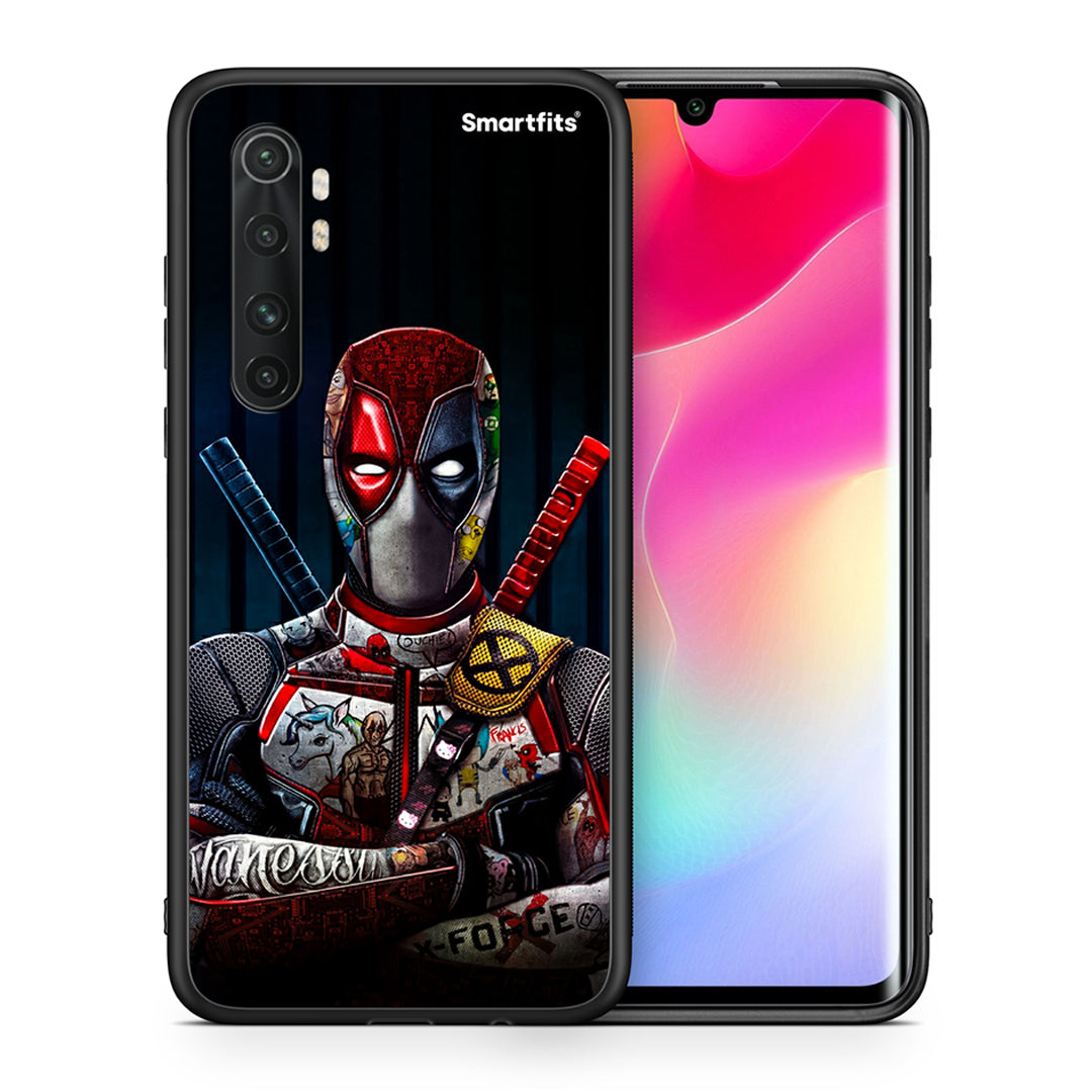 Θήκη Xiaomi Mi Note 10 Lite Funny Guy από τη Smartfits με σχέδιο στο πίσω μέρος και μαύρο περίβλημα | Xiaomi Mi Note 10 Lite Funny Guy case with colorful back and black bezels