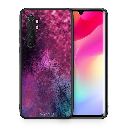 Θήκη Xiaomi Mi Note 10 Lite Aurora Galaxy από τη Smartfits με σχέδιο στο πίσω μέρος και μαύρο περίβλημα | Xiaomi Mi Note 10 Lite Aurora Galaxy case with colorful back and black bezels
