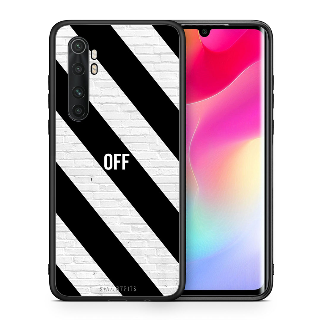 Θήκη Xiaomi Mi Note 10 Lite Get Off από τη Smartfits με σχέδιο στο πίσω μέρος και μαύρο περίβλημα | Xiaomi Mi Note 10 Lite Get Off case with colorful back and black bezels