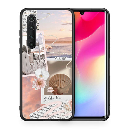 Θήκη Αγίου Βαλεντίνου Xiaomi Mi Note 10 Lite Golden Hour από τη Smartfits με σχέδιο στο πίσω μέρος και μαύρο περίβλημα | Xiaomi Mi Note 10 Lite Golden Hour case with colorful back and black bezels