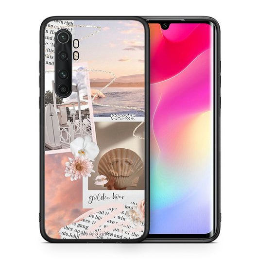 Θήκη Αγίου Βαλεντίνου Xiaomi Mi Note 10 Lite Golden Hour από τη Smartfits με σχέδιο στο πίσω μέρος και μαύρο περίβλημα | Xiaomi Mi Note 10 Lite Golden Hour case with colorful back and black bezels