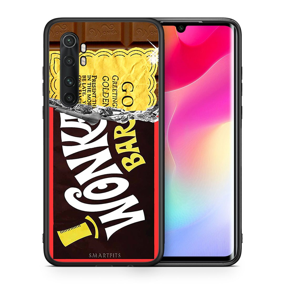 Θήκη Xiaomi Mi Note 10 Lite Golden Ticket από τη Smartfits με σχέδιο στο πίσω μέρος και μαύρο περίβλημα | Xiaomi Mi Note 10 Lite Golden Ticket case with colorful back and black bezels