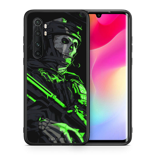 Θήκη Αγίου Βαλεντίνου Xiaomi Mi Note 10 Lite Green Soldier από τη Smartfits με σχέδιο στο πίσω μέρος και μαύρο περίβλημα | Xiaomi Mi Note 10 Lite Green Soldier case with colorful back and black bezels