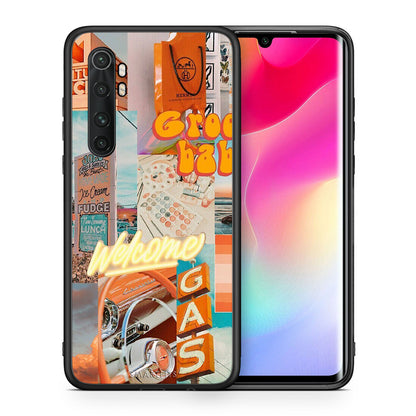 Θήκη Αγίου Βαλεντίνου Xiaomi Mi Note 10 Lite Groovy Babe από τη Smartfits με σχέδιο στο πίσω μέρος και μαύρο περίβλημα | Xiaomi Mi Note 10 Lite Groovy Babe case with colorful back and black bezels