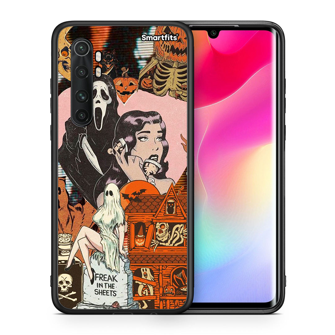 Θήκη Xiaomi Mi 10 Ultra Halloween Collage από τη Smartfits με σχέδιο στο πίσω μέρος και μαύρο περίβλημα | Xiaomi Mi 10 Ultra Halloween Collage case with colorful back and black bezels