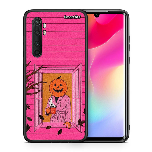 Θήκη Xiaomi Mi 10 Ultra Halloween Pumpkin Lady από τη Smartfits με σχέδιο στο πίσω μέρος και μαύρο περίβλημα | Xiaomi Mi 10 Ultra Halloween Pumpkin Lady case with colorful back and black bezels