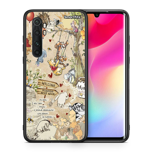 Θήκη Xiaomi Mi Note 10 Lite Happy Friends από τη Smartfits με σχέδιο στο πίσω μέρος και μαύρο περίβλημα | Xiaomi Mi Note 10 Lite Happy Friends case with colorful back and black bezels