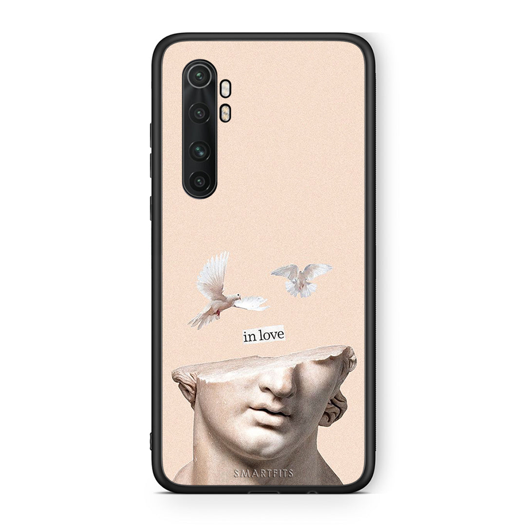 Xiaomi Mi Note 10 Lite In Love θήκη από τη Smartfits με σχέδιο στο πίσω μέρος και μαύρο περίβλημα | Smartphone case with colorful back and black bezels by Smartfits