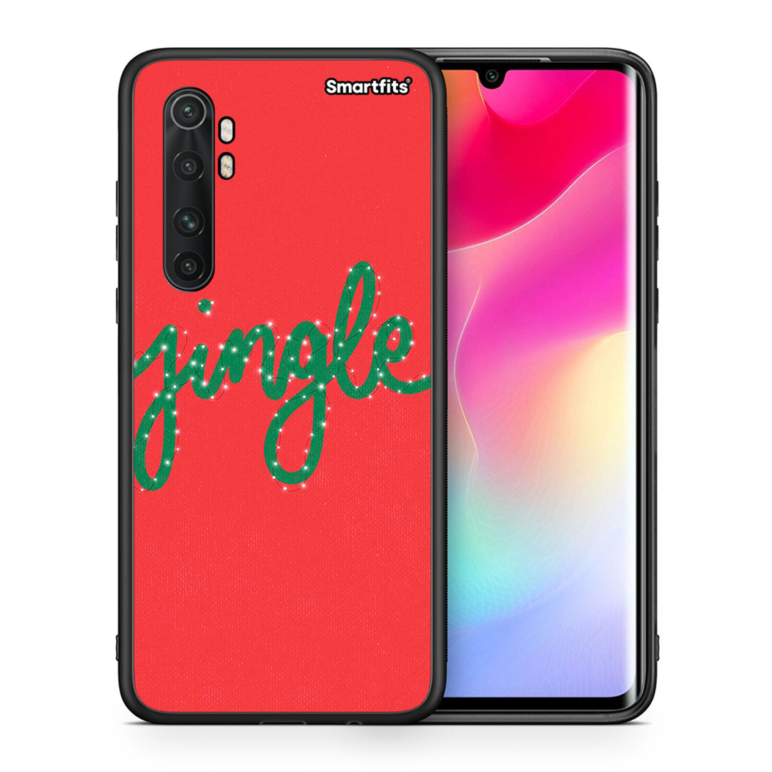 Θήκη Xiaomi Mi 10 Ultra Jingle Xmas από τη Smartfits με σχέδιο στο πίσω μέρος και μαύρο περίβλημα | Xiaomi Mi 10 Ultra Jingle Xmas case with colorful back and black bezels