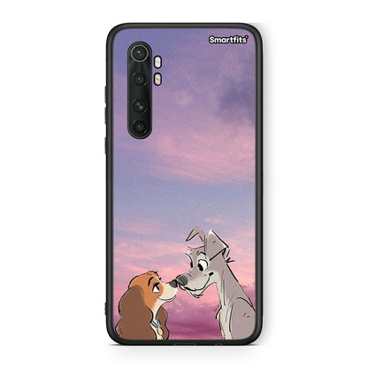 Xiaomi Mi Note 10 Lite Lady And Tramp θήκη από τη Smartfits με σχέδιο στο πίσω μέρος και μαύρο περίβλημα | Smartphone case with colorful back and black bezels by Smartfits