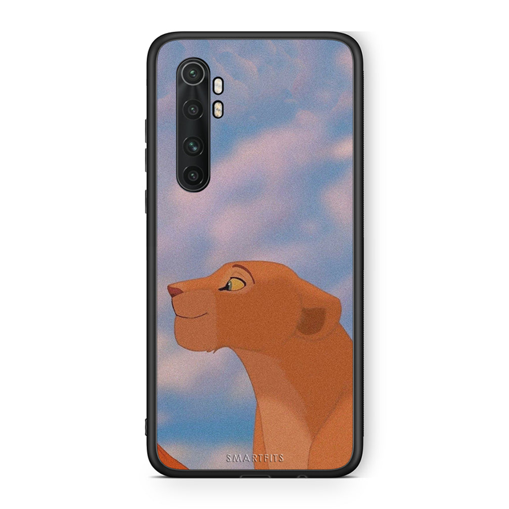Xiaomi Mi Note 10 Lite Lion Love 2 Θήκη Αγίου Βαλεντίνου από τη Smartfits με σχέδιο στο πίσω μέρος και μαύρο περίβλημα | Smartphone case with colorful back and black bezels by Smartfits