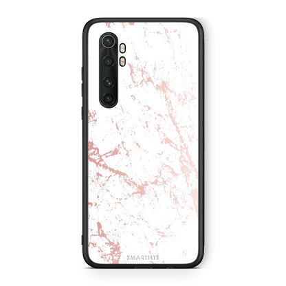 116 - Xiaomi Mi Note 10 Lite  Pink Splash Marble case, cover, bumper
