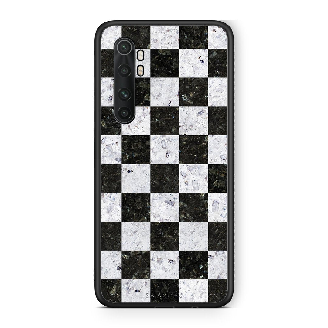 4 - Xiaomi Mi Note 10 Lite Square Geometric Marble case, cover, bumper