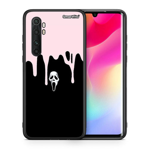 Θήκη Xiaomi Mi 10 Ultra Melting Halloween Mask από τη Smartfits με σχέδιο στο πίσω μέρος και μαύρο περίβλημα | Xiaomi Mi 10 Ultra Melting Halloween Mask case with colorful back and black bezels