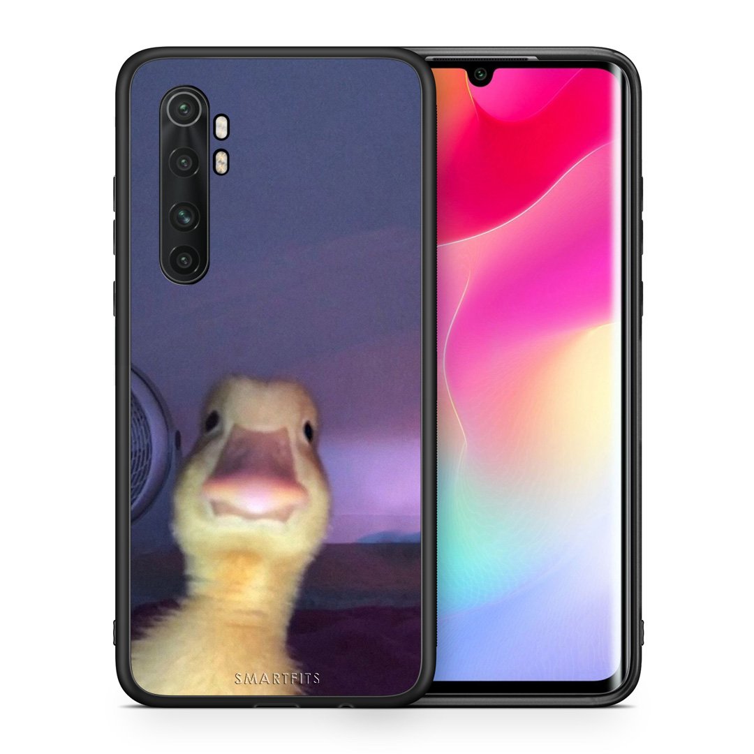 Θήκη Xiaomi Mi Note 10 Lite Meme Duck από τη Smartfits με σχέδιο στο πίσω μέρος και μαύρο περίβλημα | Xiaomi Mi Note 10 Lite Meme Duck case with colorful back and black bezels