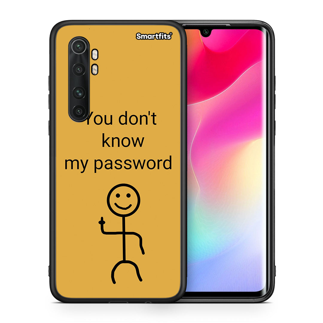 Θήκη Xiaomi Mi 10 Ultra My Password από τη Smartfits με σχέδιο στο πίσω μέρος και μαύρο περίβλημα | Xiaomi Mi 10 Ultra My Password case with colorful back and black bezels