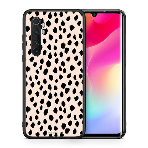 Θήκη Xiaomi Mi Note 10 Lite New Polka Dots από τη Smartfits με σχέδιο στο πίσω μέρος και μαύρο περίβλημα | Xiaomi Mi Note 10 Lite New Polka Dots case with colorful back and black bezels