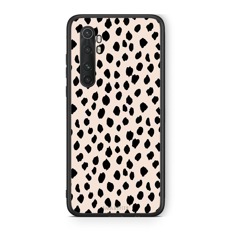 Xiaomi Mi Note 10 Lite New Polka Dots θήκη από τη Smartfits με σχέδιο στο πίσω μέρος και μαύρο περίβλημα | Smartphone case with colorful back and black bezels by Smartfits