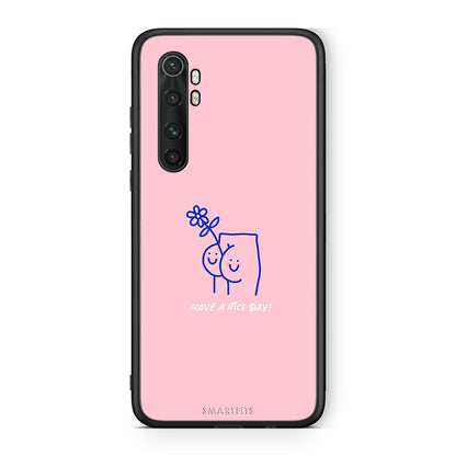Xiaomi Mi Note 10 Lite Nice Day θήκη από τη Smartfits με σχέδιο στο πίσω μέρος και μαύρο περίβλημα | Smartphone case with colorful back and black bezels by Smartfits