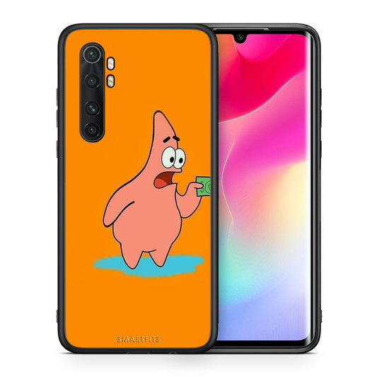 Θήκη Αγίου Βαλεντίνου Xiaomi Mi Note 10 Lite No Money 1 από τη Smartfits με σχέδιο στο πίσω μέρος και μαύρο περίβλημα | Xiaomi Mi Note 10 Lite No Money 1 case with colorful back and black bezels