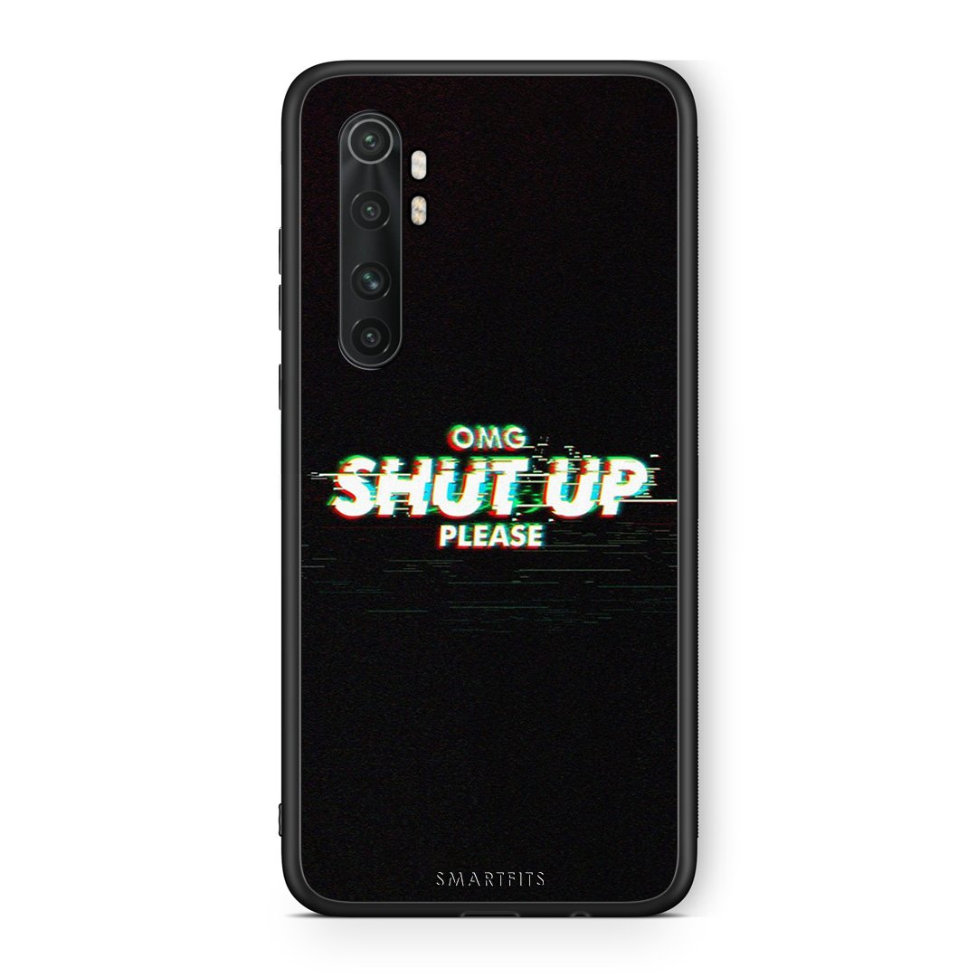 Xiaomi Mi 10 Ultra OMG ShutUp θήκη από τη Smartfits με σχέδιο στο πίσω μέρος και μαύρο περίβλημα | Smartphone case with colorful back and black bezels by Smartfits