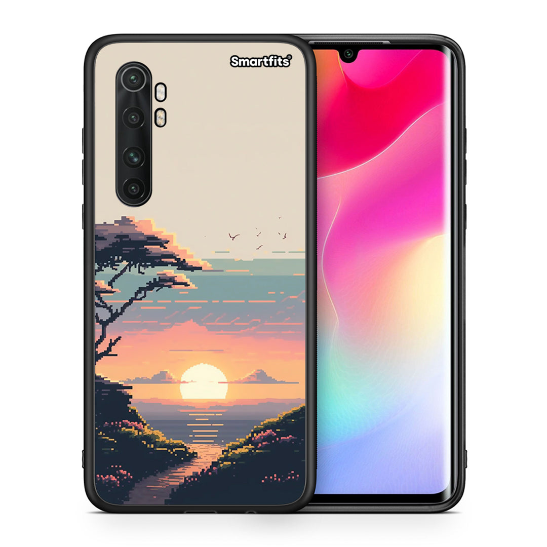Θήκη Xiaomi Mi 10 Ultra Pixel Sunset από τη Smartfits με σχέδιο στο πίσω μέρος και μαύρο περίβλημα | Xiaomi Mi 10 Ultra Pixel Sunset case with colorful back and black bezels