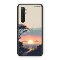 Thumbnail for Xiaomi Mi 10 Ultra Pixel Sunset Θήκη από τη Smartfits με σχέδιο στο πίσω μέρος και μαύρο περίβλημα | Smartphone case with colorful back and black bezels by Smartfits