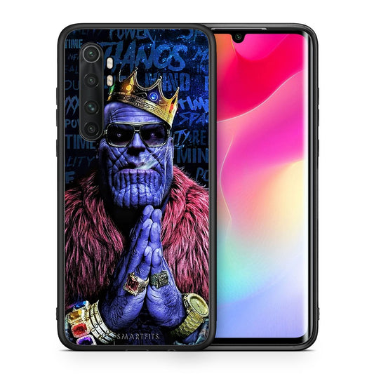 Θήκη Xiaomi Mi Note 10 Lite Thanos PopArt από τη Smartfits με σχέδιο στο πίσω μέρος και μαύρο περίβλημα | Xiaomi Mi Note 10 Lite Thanos PopArt case with colorful back and black bezels