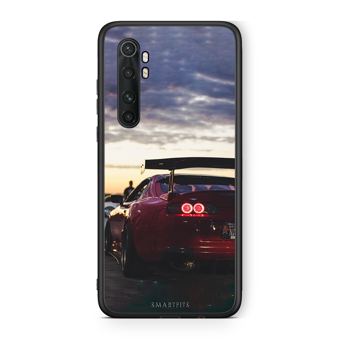 Xiaomi Mi Note 10 Lite Racing Supra θήκη από τη Smartfits με σχέδιο στο πίσω μέρος και μαύρο περίβλημα | Smartphone case with colorful back and black bezels by Smartfits