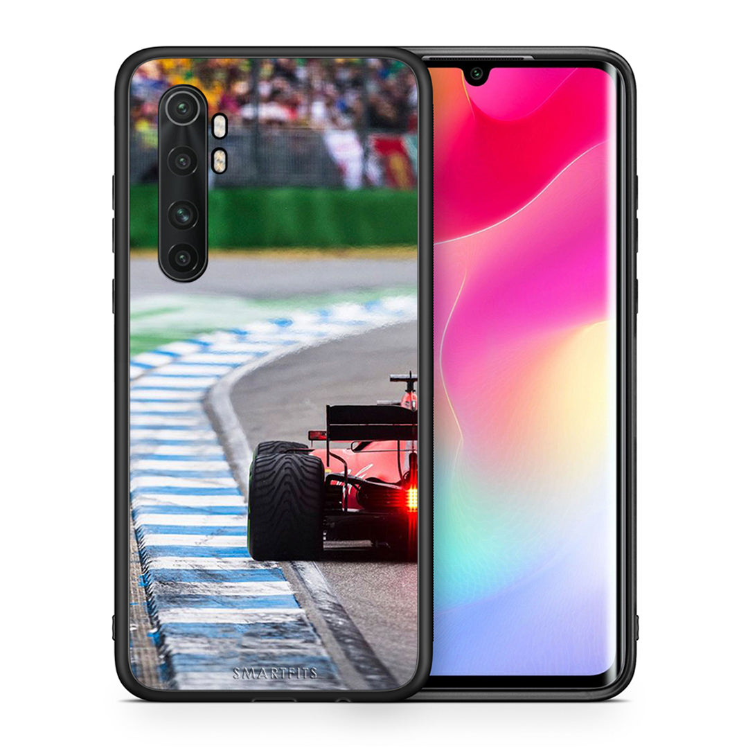 Θήκη Xiaomi Mi Note 10 Lite Racing Vibes από τη Smartfits με σχέδιο στο πίσω μέρος και μαύρο περίβλημα | Xiaomi Mi Note 10 Lite Racing Vibes case with colorful back and black bezels