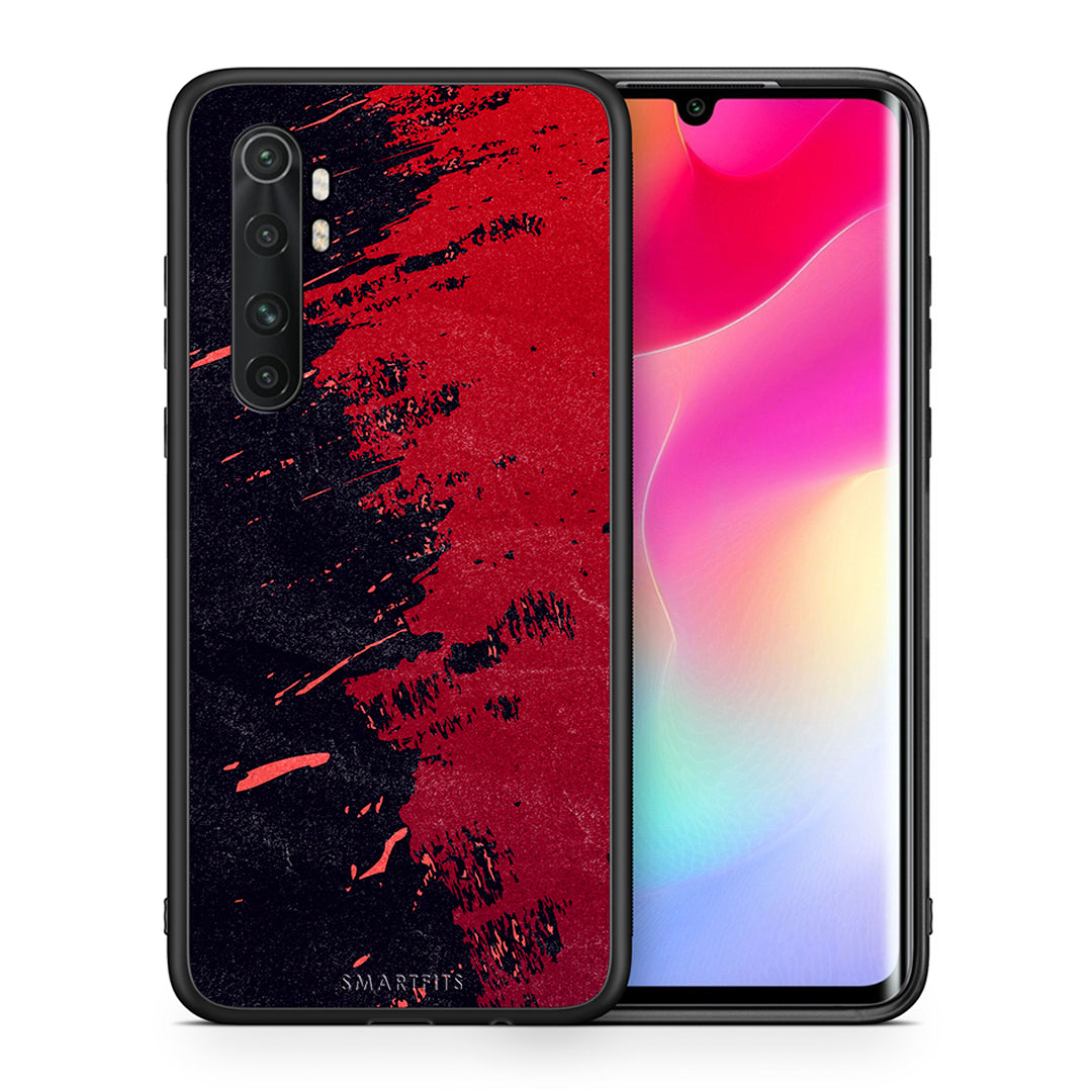 Θήκη Αγίου Βαλεντίνου Xiaomi Mi 10 Ultra Red Paint από τη Smartfits με σχέδιο στο πίσω μέρος και μαύρο περίβλημα | Xiaomi Mi 10 Ultra Red Paint case with colorful back and black bezels