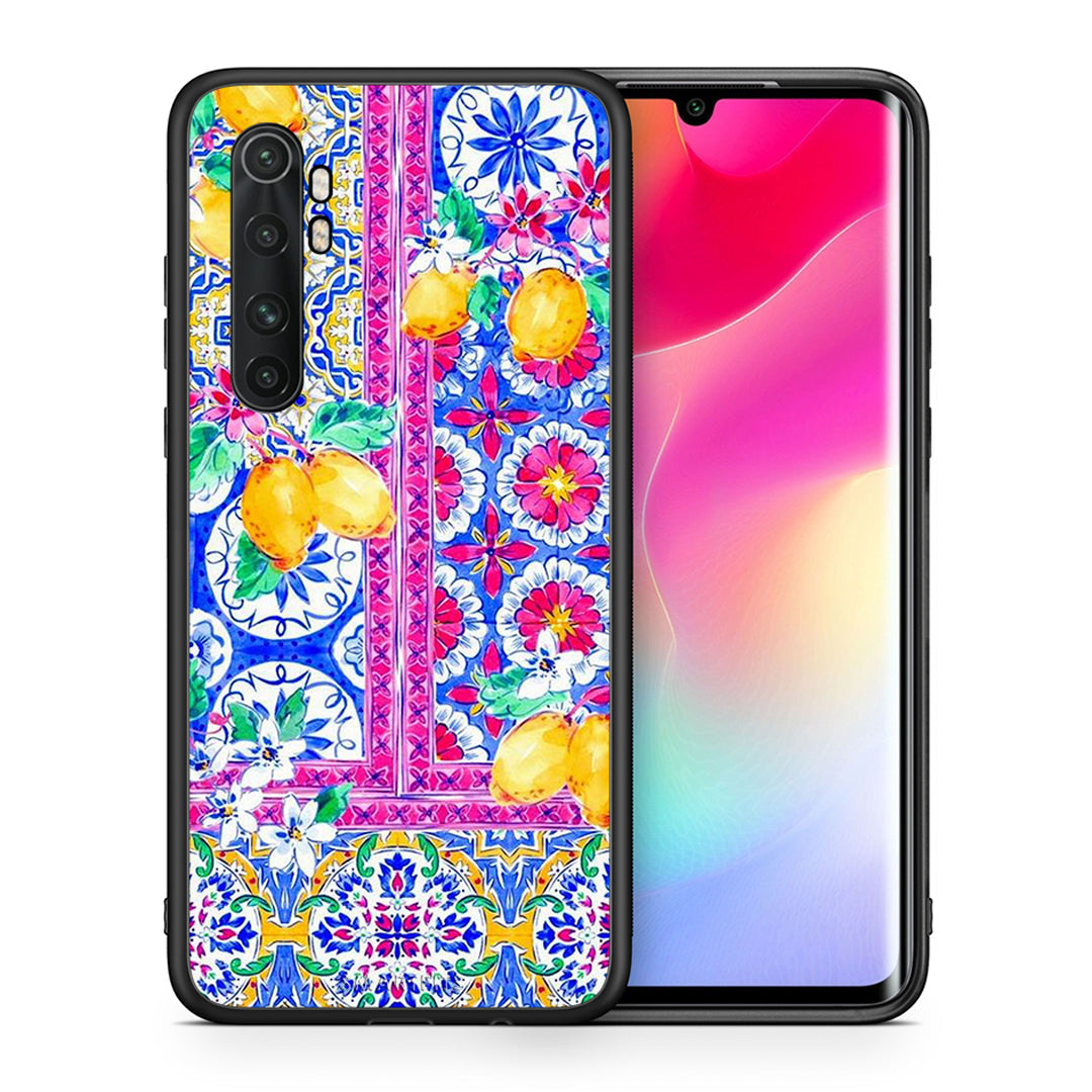 Θήκη Xiaomi Mi 10 Ultra Retro Spring από τη Smartfits με σχέδιο στο πίσω μέρος και μαύρο περίβλημα | Xiaomi Mi 10 Ultra Retro Spring case with colorful back and black bezels