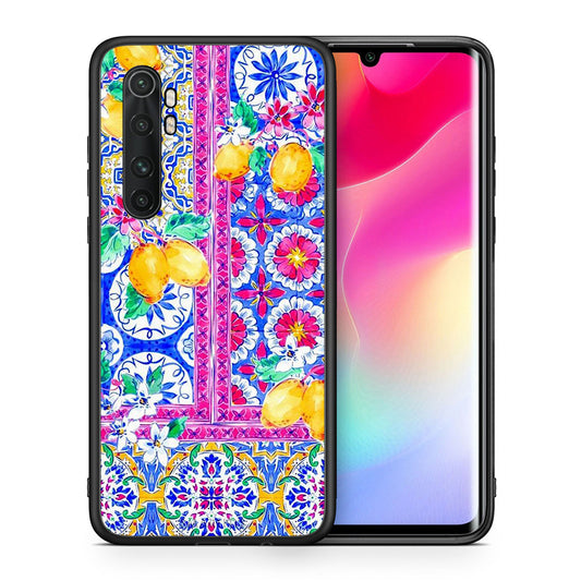 Θήκη Xiaomi Mi 10 Ultra Retro Spring από τη Smartfits με σχέδιο στο πίσω μέρος και μαύρο περίβλημα | Xiaomi Mi 10 Ultra Retro Spring case with colorful back and black bezels