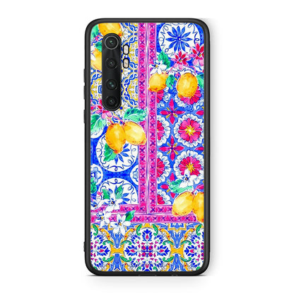 Xiaomi Mi Note 10 Lite Retro Spring θήκη από τη Smartfits με σχέδιο στο πίσω μέρος και μαύρο περίβλημα | Smartphone case with colorful back and black bezels by Smartfits