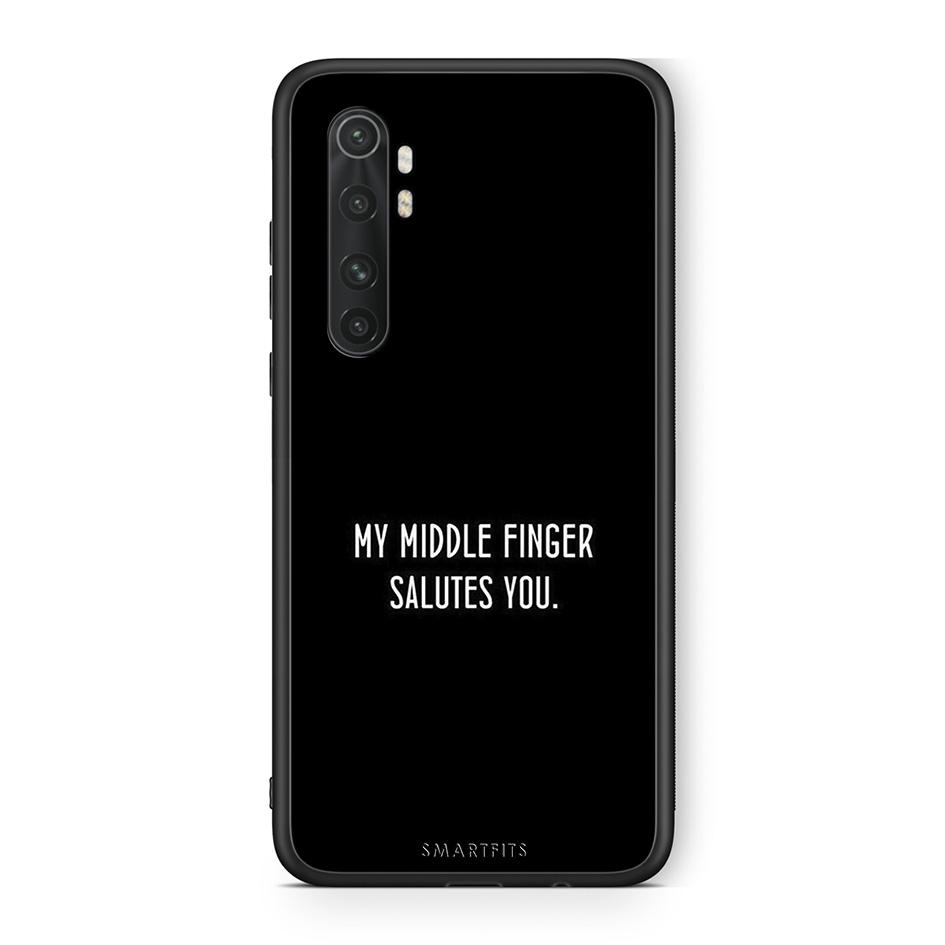 Xiaomi Mi Note 10 Pro Salute θήκη από τη Smartfits με σχέδιο στο πίσω μέρος και μαύρο περίβλημα | Smartphone case with colorful back and black bezels by Smartfits